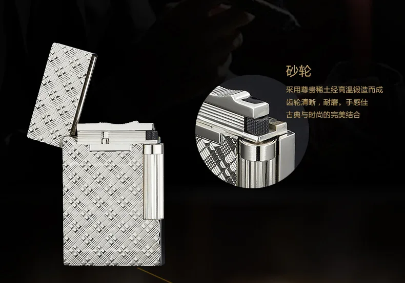 Высокое качество марка KUBOY зажигалка с коробкой высокого класса металл