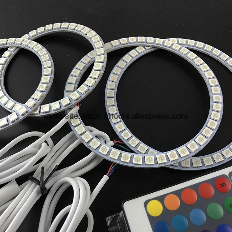 HochiTech с несколькими цветами RGB Цвет светодиодный Ангельские глазки гало кольца