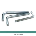 6 мм, 10 шт.лот, шестигранный ключ, шестигранный ключ, m6 оцинкованные инструменты для творчества, 45 # стальной инструмент высокой твердости, китайский производитель