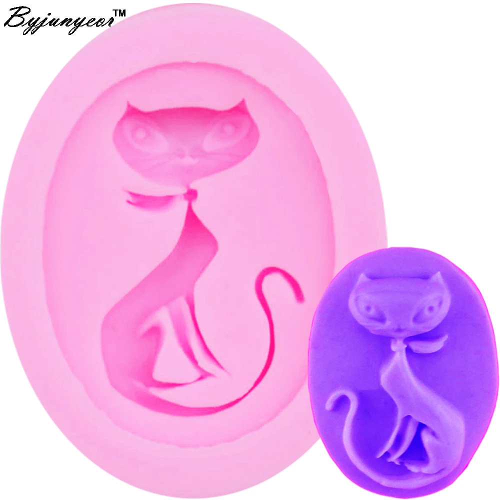Byjunyeor M138 милые лисы силиконовые эпоксидные УФ-смолы формы глиняные украшения инструменты для выпечки тортов