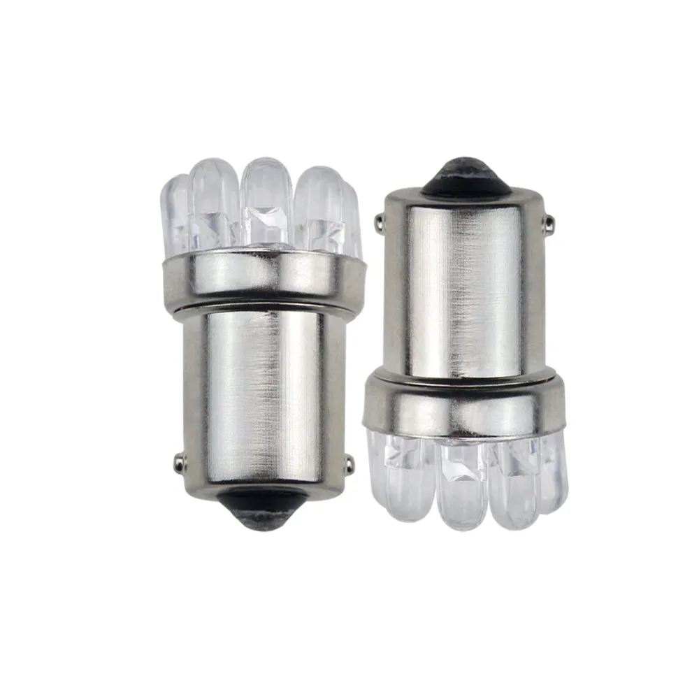 Lvtusi 10X автомобиля 9 SMD светодиодный 1156 ba15s 12V лампы для грузовых автомобилей, мото задних фонарей, фонарей указателей повтора сигнала светильник белый красные, синие желтый(BA15S(1156) G