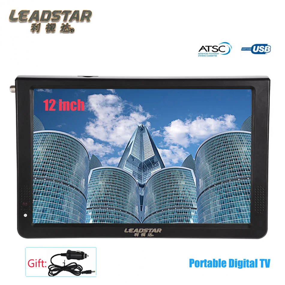 LEADSTAR 11 6 дюймовый светодиодный ATSC цифровой порт ТВ MP4 MP3 плеер с поддержкой порта
