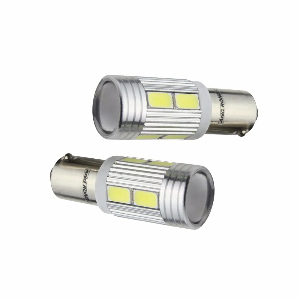 Светодиодный фонарь ANGRONG 10x BAX9s H6W 10 SMD 433 434 стояночный боковой светильник белый