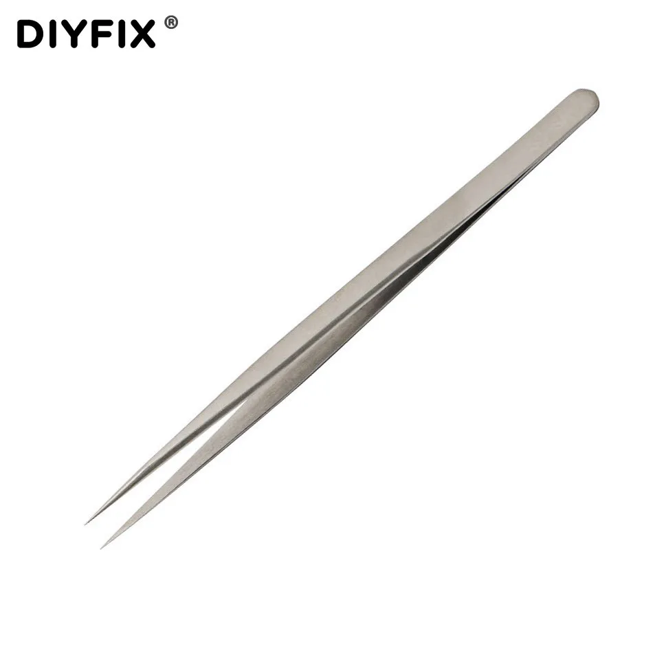 1 шт. Прямой пинцет из нержавеющей стали|tweezers forceps|straight tweezersstainless steel forceps |
