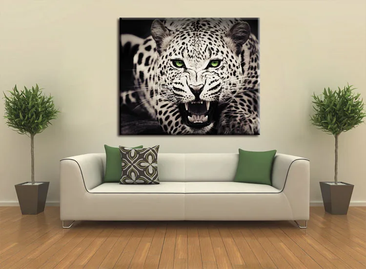 1 шт./компл. большой современный с принтом гепарда в африканском стиле картина