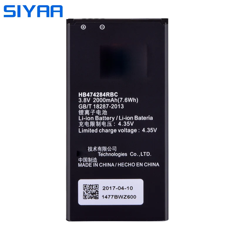 Оригинальный Батарея HB474284RBC HB494590EBC HB4242B4EBW для Huawei Honor 3C Lite 7 6 4X y550 y560 y625 y635 g521 H60-L01