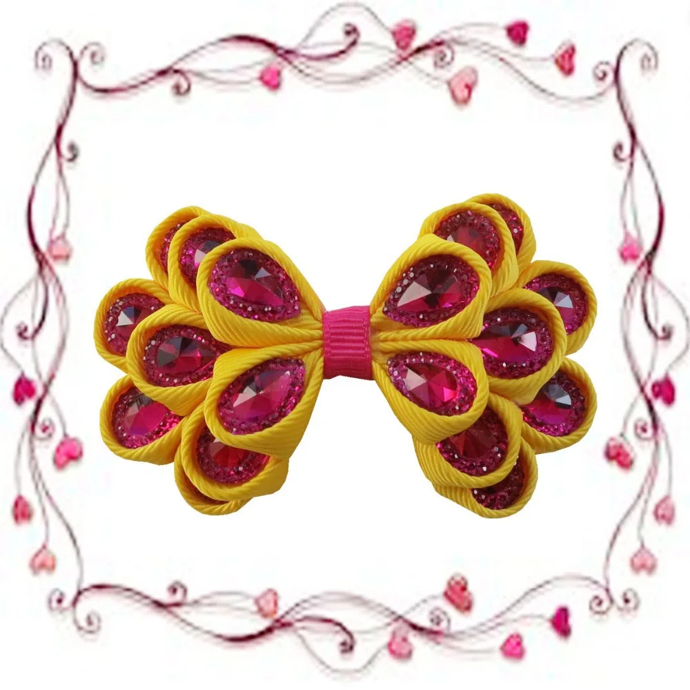 8 шт. Ручная настройка аксессуары для волос высокие корсажные ленты зубы крокодил