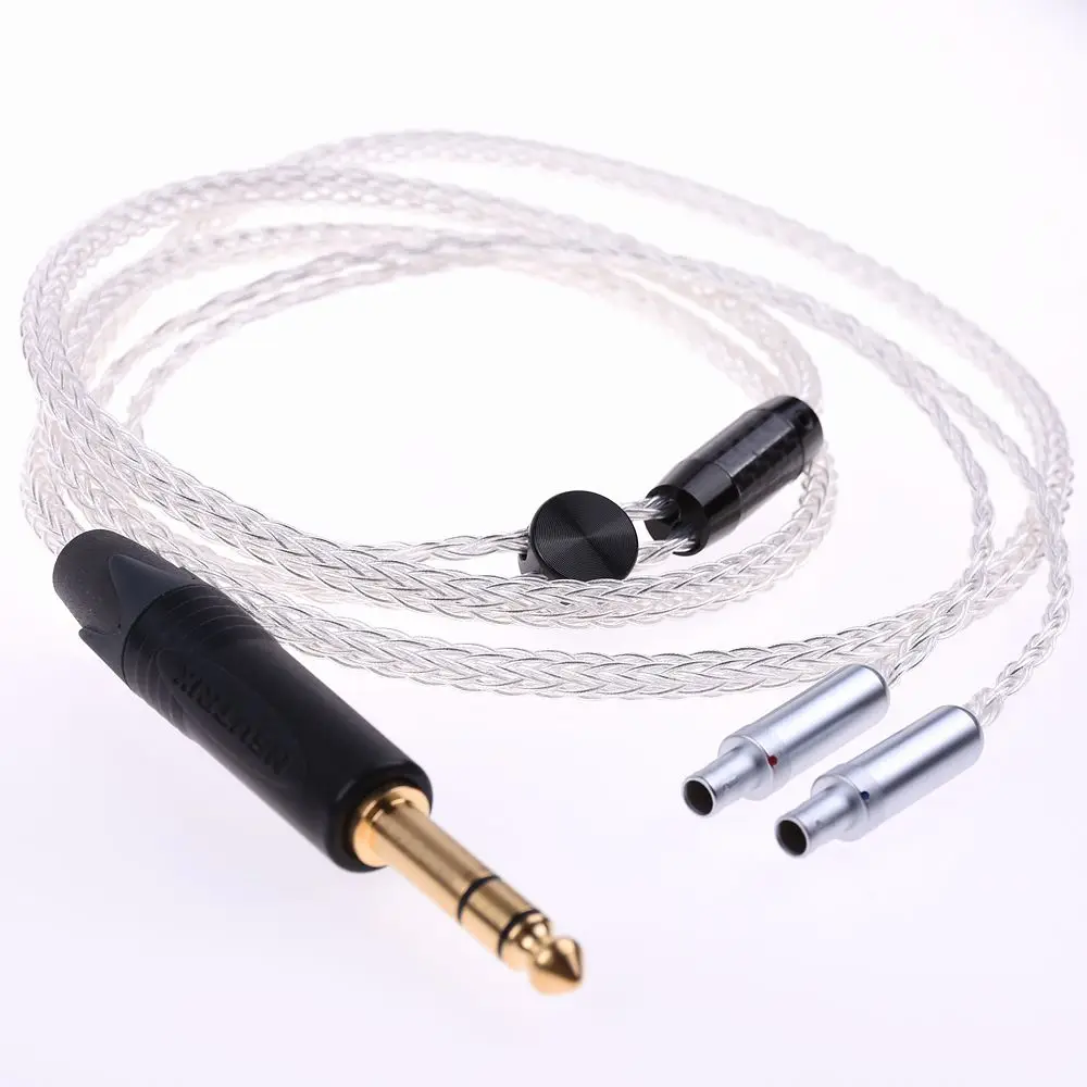 Hi end 16 ядер 5N Pcocc посеребренный кабель для наушников обновленный SENNHEISER