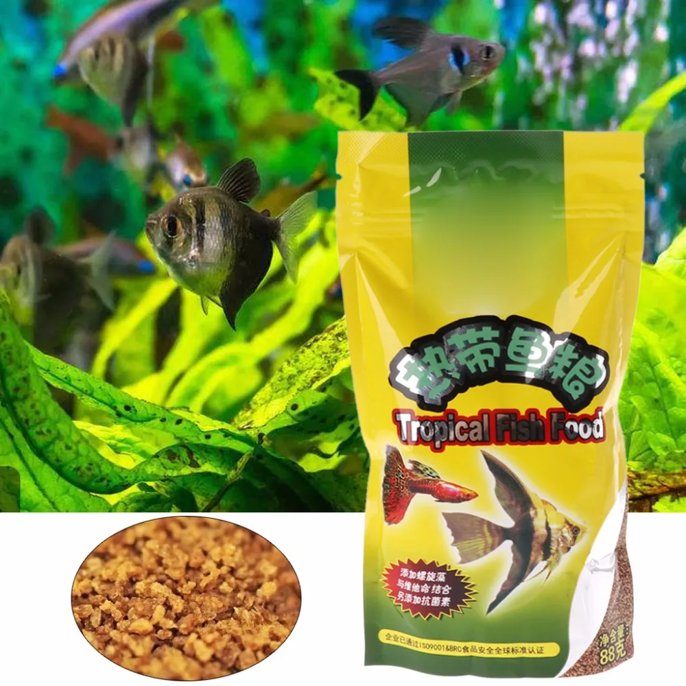 

Aquarium Tank Tropical Fish Food Small Fish Feed Grain