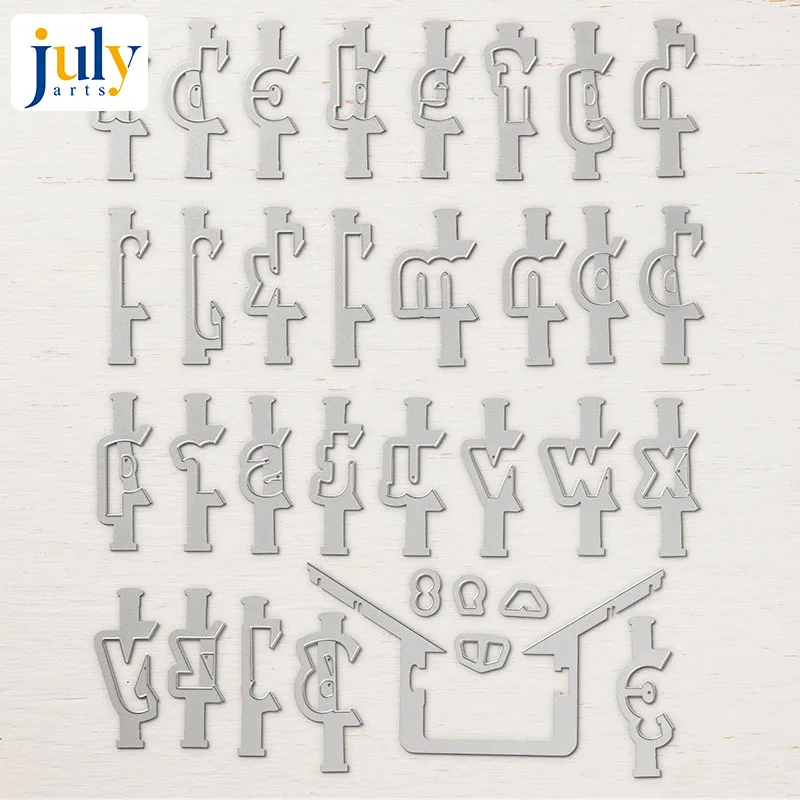 Julyarts почтовые марки и умирает ABC штамп штампы наборы для изготовления карт