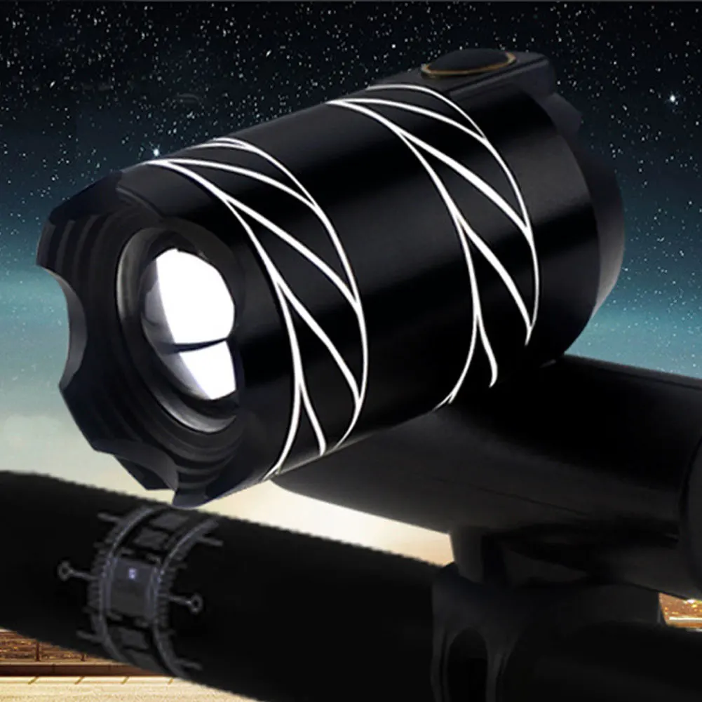Новый велосипед светодиодный головной светильник вспышки 3 режима USB
