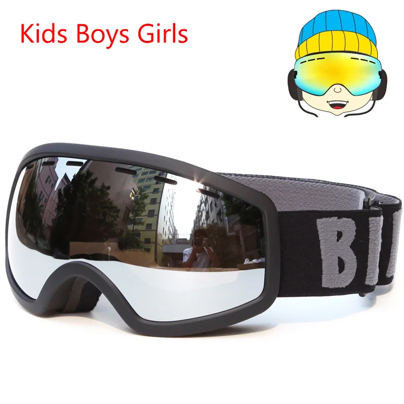 

Snowboard skiing goggles Kids Double Lens UV400 Anti-fog Ski Snow Glasses Children's Ski Masks Winter Girls Boys Eyewear