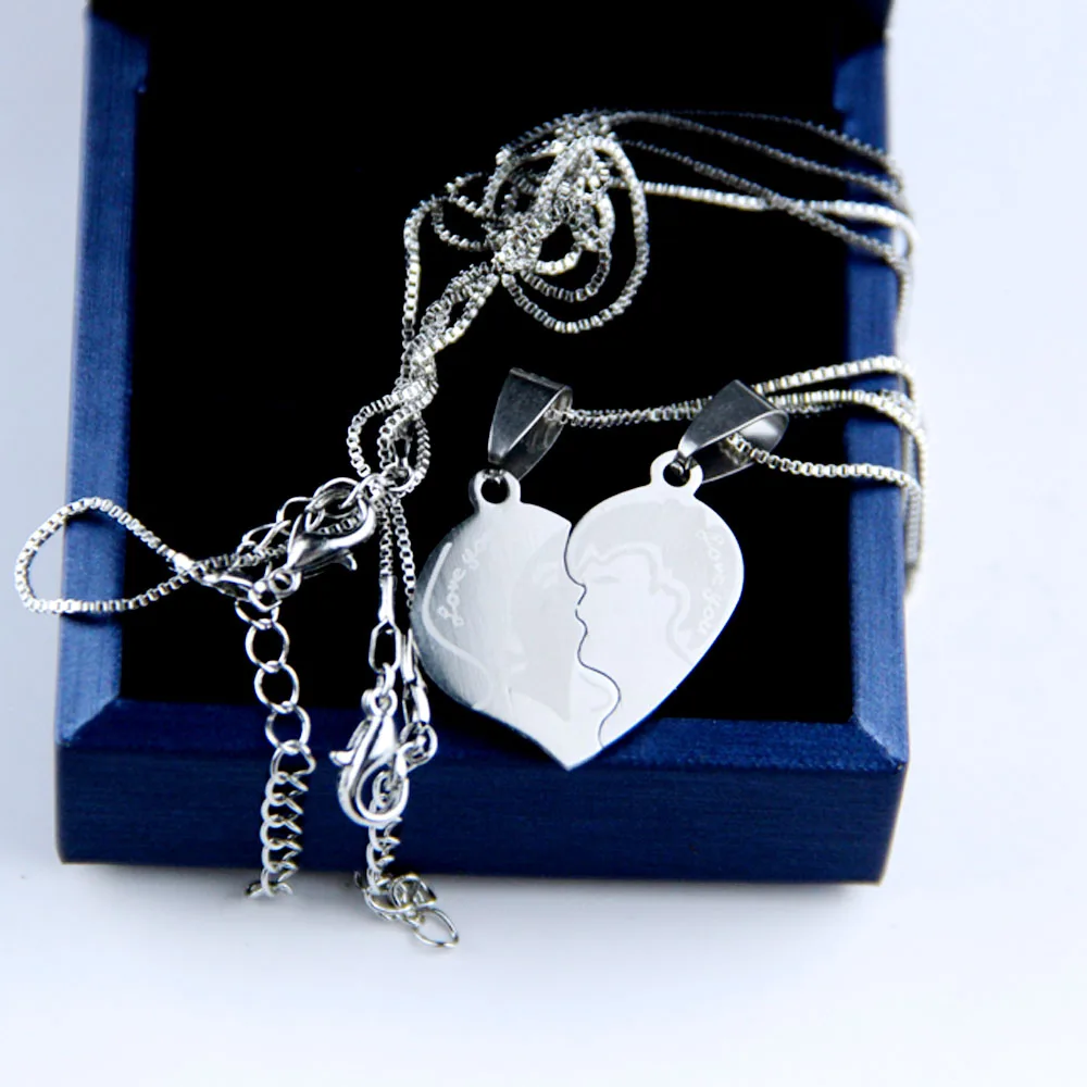 Любители истинная любовь серебро цепочки и ожерелья Lover Свадьба Дата