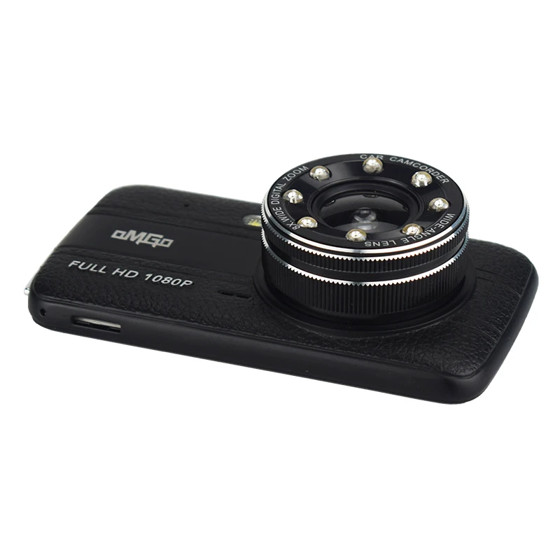 4 &quotips Двойной объектив Автомобильный авто DVR Камера автомобилей видеокамера