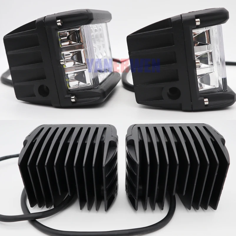 Goedkoop 4 Inch Side Led Cube Werk Licht Voor SUV Truck Auto Atv 36 W Led Verlichting 12 V 24 V Off Road Led Licht.