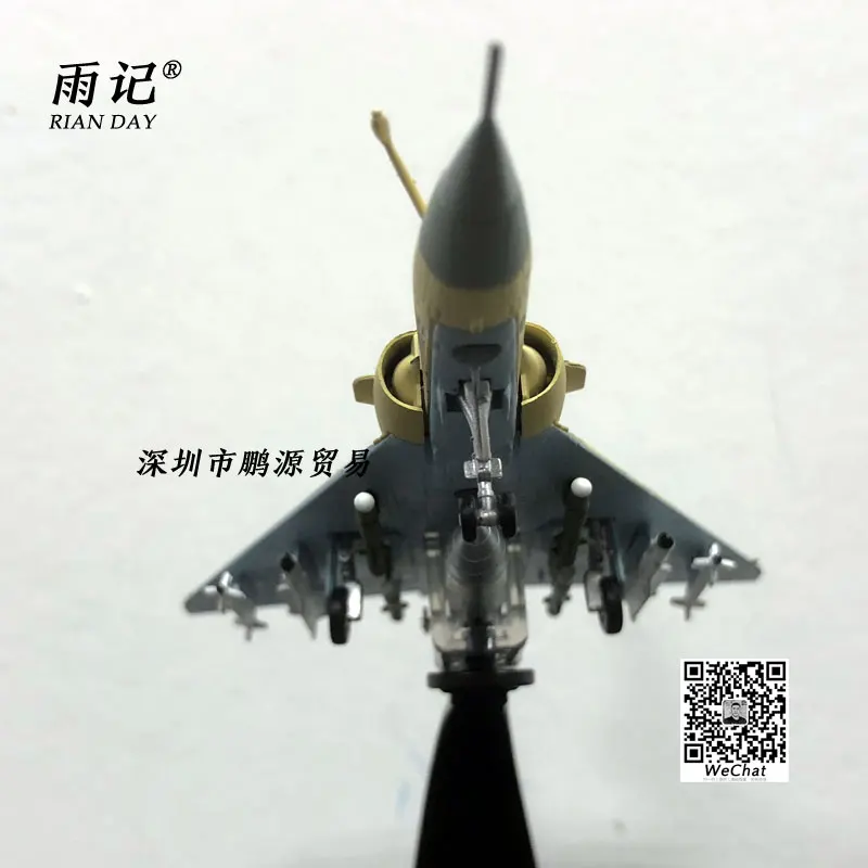 Французский боец Dassault Mirage 1/100 литый под давлением металлический военный самолет