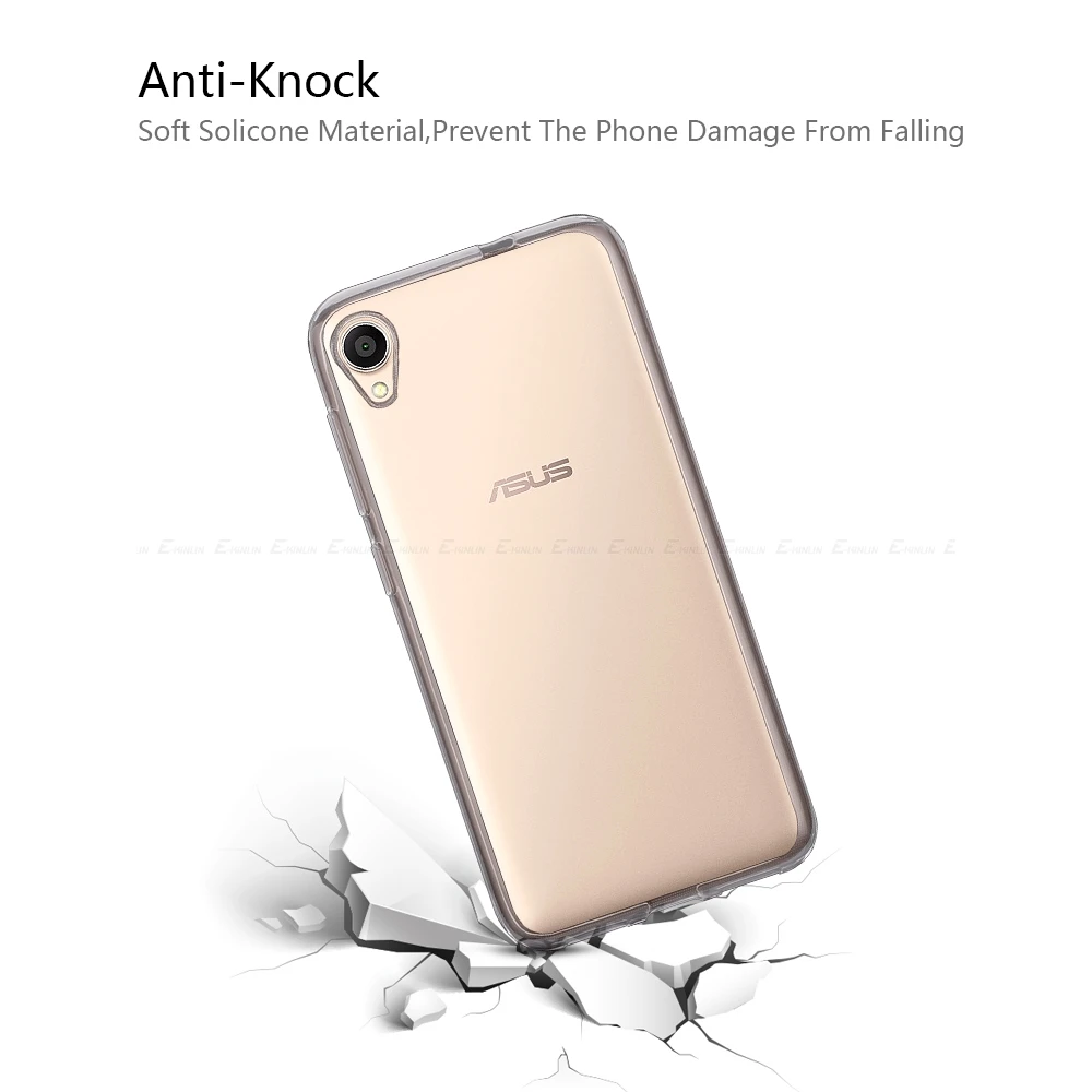 Силиконовый ультратонкий прозрачный мягкий защитный чехол для Asus ZenFone Live L1 ZB501KL