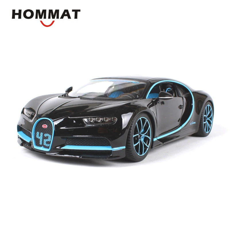HOMMAT Simulation 1:18 Bugatti Chiron W16 супер модель автомобиля сплав литье под давлением