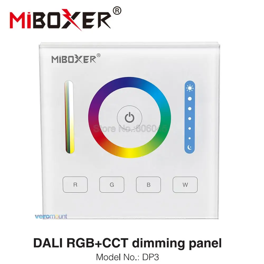 MiBOXER с цифровым адресным интерфейсом 86 сенсорный Панель RGB/RGBW/RGB + CCT 3 в 1 Smart