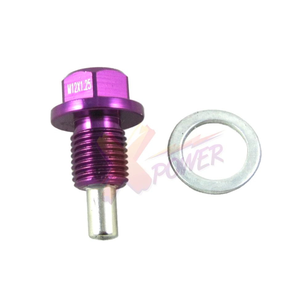 Xpower магнитный масляный поддон двигателя сливная вилка/болт с мойкой