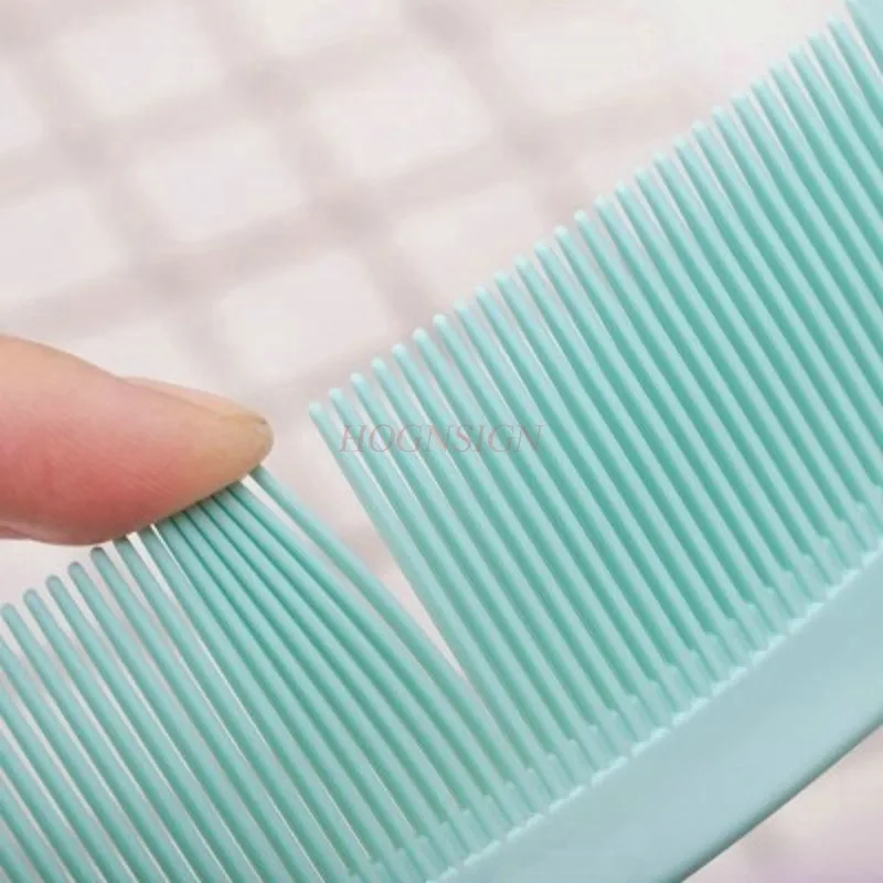 

Fine-toothed Comb Household Hairdressing Tail Plastic Head Combs Haircut Small Hair Brush Straight Supplies For Female Sale