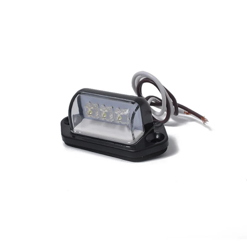 3LED автомобильный светильник для номерного знака, боковой светильник, сигнальный задний светильник, энергосберегающий, высокая яркость, краевой светильник для прицепа, грузовика, авто