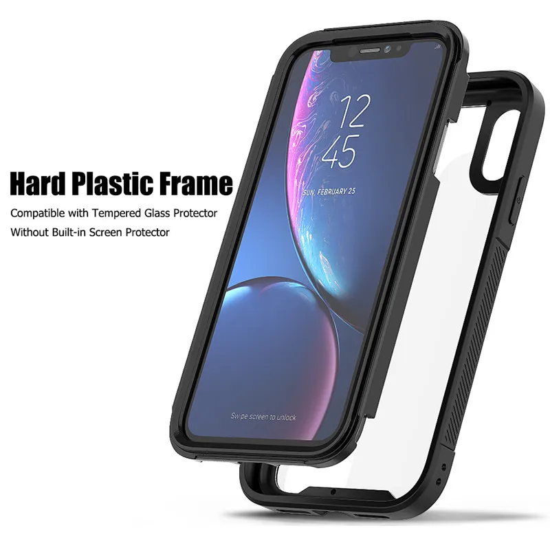 Новый чехол для телефона прозрачный противоударный iPhone SE 2 2020 11 Pro Max XS MAX XR X 6 6S 8 7 Plus