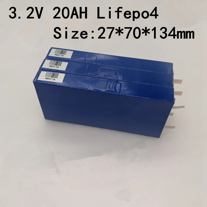

2 шт. A Cells LiFepo4 20Ah 3,2 V 20Ah Cell 50A Discharge Long Life для 12v 20ah Battery Pack Diy электромобиль для инвалидной коляски Ev