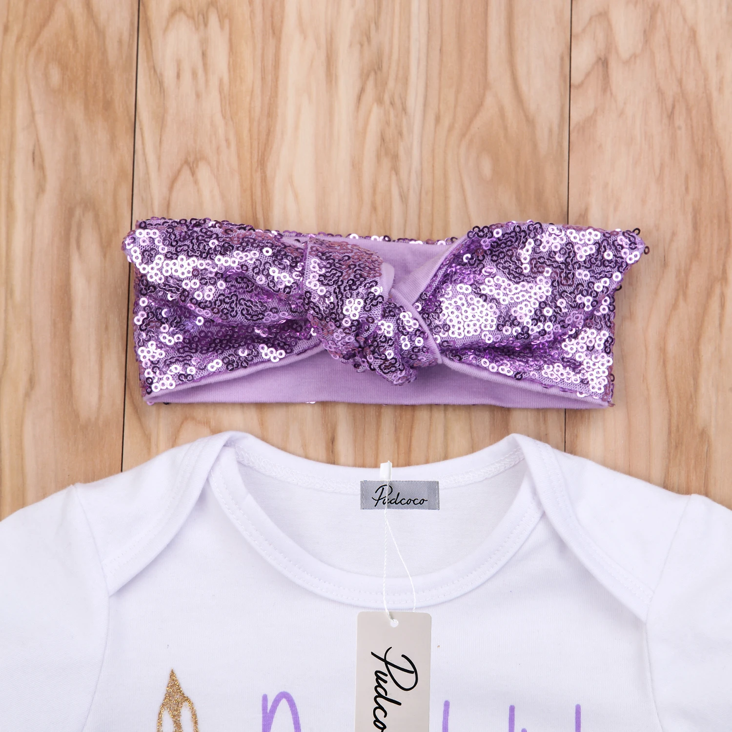 Pudcoco/комплект из 3 предметов для новорожденных девочек боди принцессы с короткими