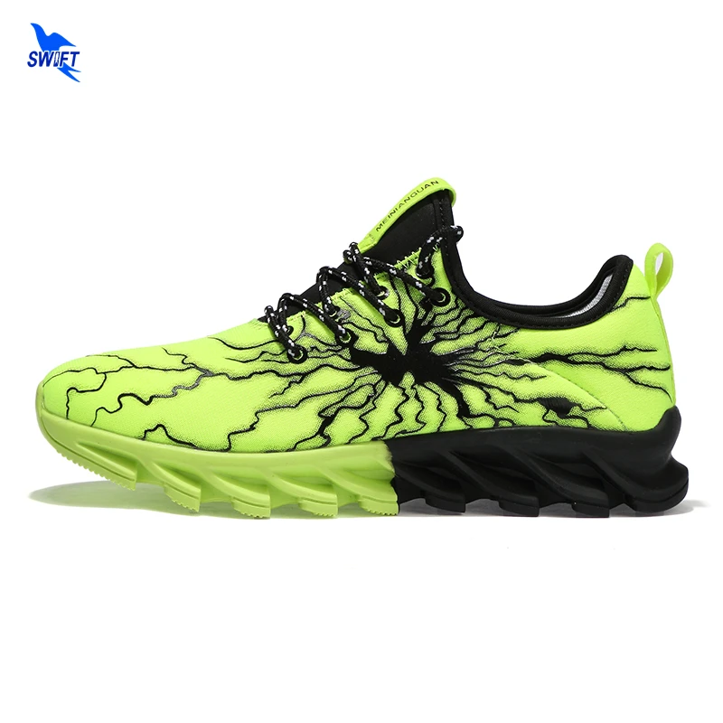 

Super Cool Cushioning Running Shoes Men Bounce Sneakers Outdoor Sport Blade Sole Jogging Shoes Breathable Training Walking Boots