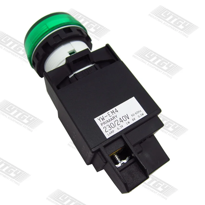 [SA] Япония и телефон LED 22 мм Круглый трансформатор пружинный IDEC YW1P 1BEM42 * AC110 в