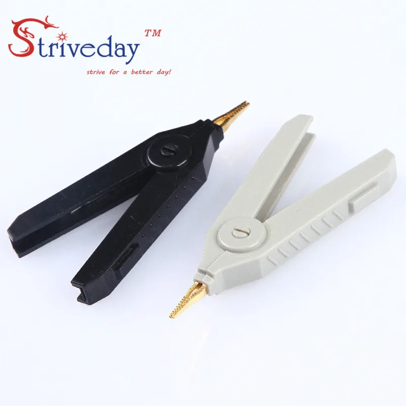 1 шт. можете выбрать светильник серый черный зажимы типа крокодил 20A Тесты зажим с