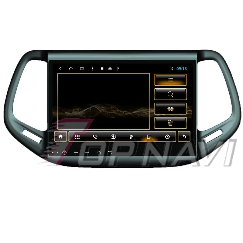 Auto Plug&ampPlay Players for JEEP Compass 2016 10.1'' Android Topnavi Car Navigation GPS Multimedia support Mirror link |