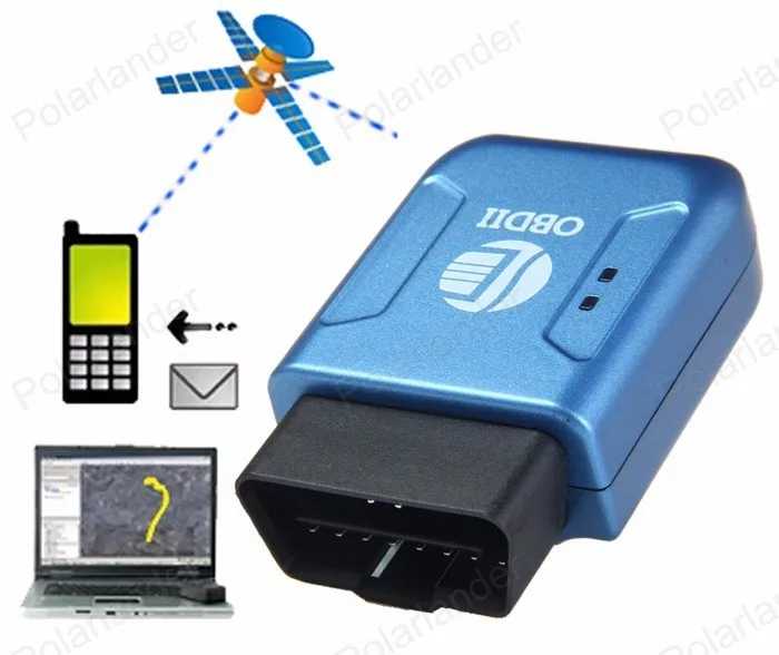 GPS-локатор Бесплатная установка lbs sms разъем OBD Противоугонная сигнализация