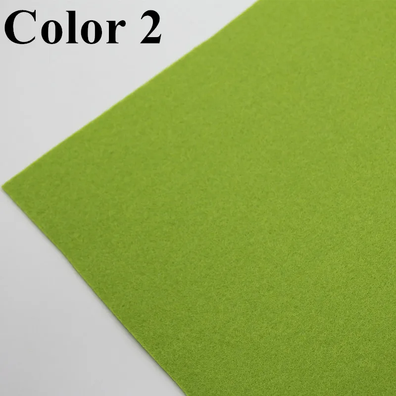 C2 2 мм Толщина 20X30 см фетровая Полиэстеровая ткань Nonwoven Цветы Ткань гирлянды мульти Цвет для Швейное Ремесло «сделай сам» ремесленных Декор - Цвет: C2