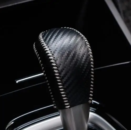 Кожаная накладка на ручку переключения передач для Mitsubishi Outlander 2016