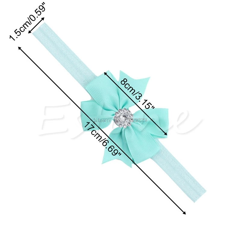 10 шт детский для новорожденных девочек повязка на голову с бантом младенцев