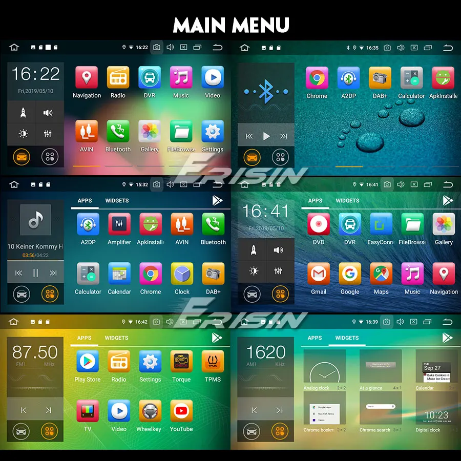 Erisin ES7980E " Android 9,0 Стерео gps DAB+ CD Canbus SatNav для Mercedes E/CLS/G W211 W219 W463