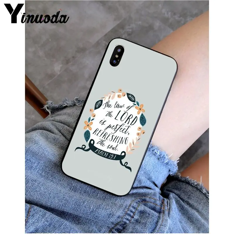 Чехол для телефона Yinuoda с текстом из Библии филиппинскими мотивами Иисусом