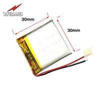 wama 603030 500mah li polymer 3 7v rechargeable batteries pcb charging protected for bluetooth speakers smart devices