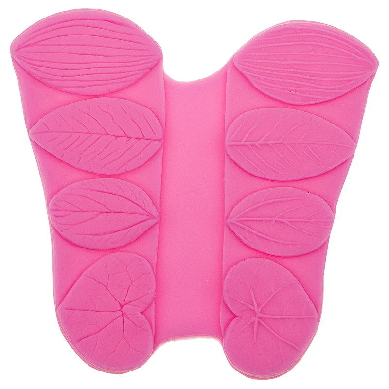 

LEAF FOLDER different types of leaf flowers silicone mold,Fondant Cake Decorating Tools,Silicone baking for Cakes F0587
