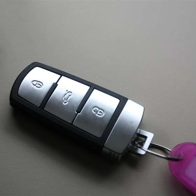 Кожаный чехол для автомобильных ключей с 3 кнопками Volkswagen VW Passat CC B6 B7 B7L R36 Maogotan B5