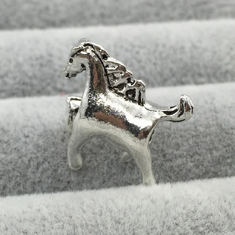 5 шт./лот ожерелье с подвесками в виде лошади модные европейские бусины животных