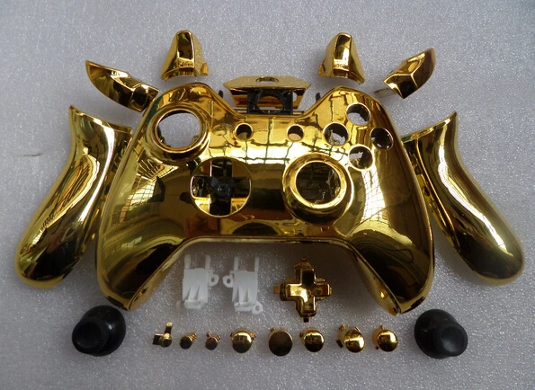 Пользовательские золото золотой цвет для Xbox One контроллера Hydro Ближний Металл