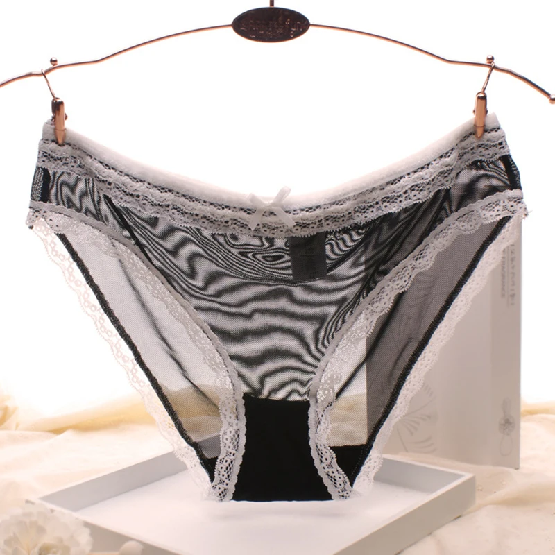 1 шт./лот новинка сетчатые прозрачные сексуальные трусики нижнее белье женские