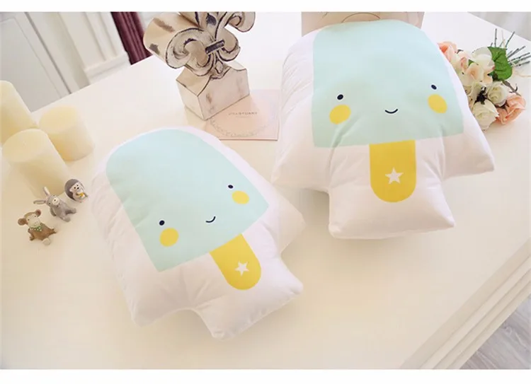 Мультяшная детская подушка, детская Милая обучающая Подушка, хлопок, декор для детской комнаты, мягкая кукла для новорожденных, подарки для детей, 1 шт
