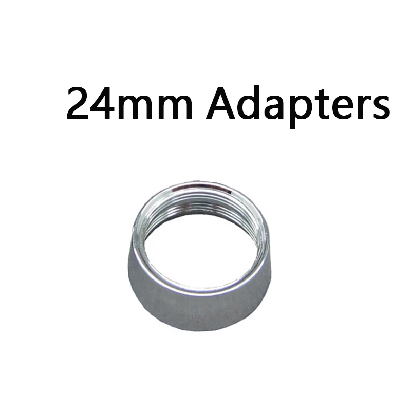 2.44MM Adapters 7 цветов Светодиодный водопроводный кран с подсветкой, красочное изменение, светящаяся душевая головка, кухонные аэраторы для крана, товары для кухни и ванной комнаты - Цвет: 2.44MM Adapters