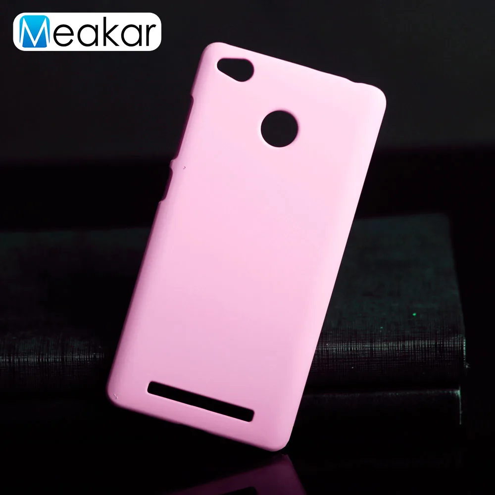 Матовая Пластик Coque 5.0For Xiaomi Redmi 3X чехол для Xiaomi Redmi 3X3 X Redmi3x телефона чехол-лента на заднюю панель - Цвет: Pink
