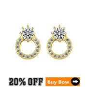 V привлечь Нержавеющая сталь Pendientes Mujer Moda розовое золото Цвет Bijoux полумесяц Серьги-гвоздики Для женщин