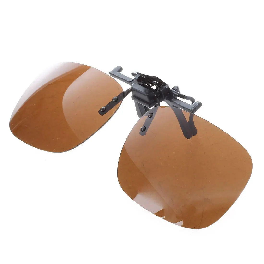 Унисекс Темно Коричневый Прямоугольник флип клип на поляризованные